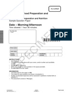Unit j309 01 Food Preparation and Nutrition Sample Assessment Material