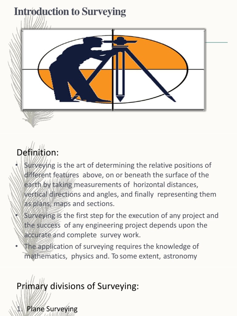 Overview of Surveying Techniques and Principles | PDF | Surveying | Map