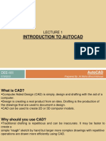 Introduction To Autocad