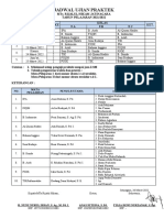 Jadwal Ujian Praktek 21-22