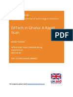 EdTech in Ghana Rapid Scan Provides Overview
