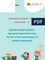 International Rank - 275 Class Rank - 2