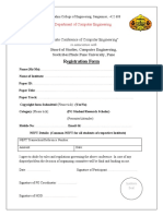 R Egistration Form: "9 Post Graduate Conference of Computer Engineering"