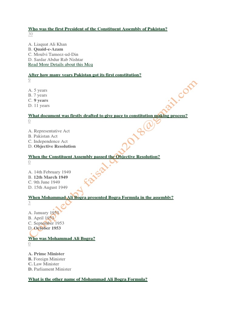 Pak Affairs Pakmcqs | PDF | Pakistan | Sindh