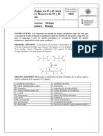 Examen Biologia PAM 2022