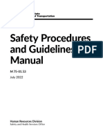 Safety Procedures and Guidelines Manual: July 2022