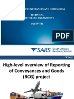 Reporting of Conveyances and Goods (RCG) Technical Stakeholder Engagement
