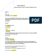PDF Tarea de Matematica Financiera Interes Compuesto DL