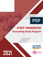 Staff Handbook - Accounting Study Program - 0