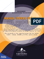 Manual Teórico Práctico Del Proceso Contencioso Administrativo