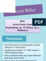 Atresia Bilier: Oleh: Artria Pradya Sepni Pembimbing: Dr. H. Wilson, Sp.A, M.Biomed