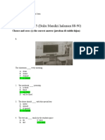 Practice 5 (Buku Mandiri Halaman 88-90) : Choose and Cross (X) The Correct Answer (Jawaban Di Stabilo Hijau)