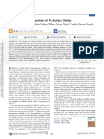 Growth and Decomposition of PT Surface Oxides: Access