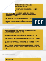 Teste Mentalidade e Diagnóstico Financeiro