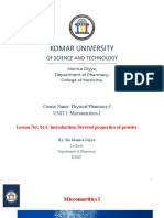 Komar University: of Science and Technology