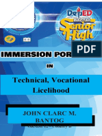 Technical, Vocational Licelihood: John Clarc M. Bantog