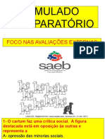 SIMULADO PREPARATÓRIO - Prova PR