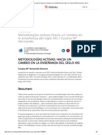 Metodologías Activas (Hacia Un Cambio en La Enseñanza Del Siglo XXI - Susana M Hernando - Issuu