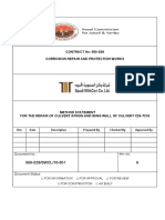 Culvert Repair Method Statement