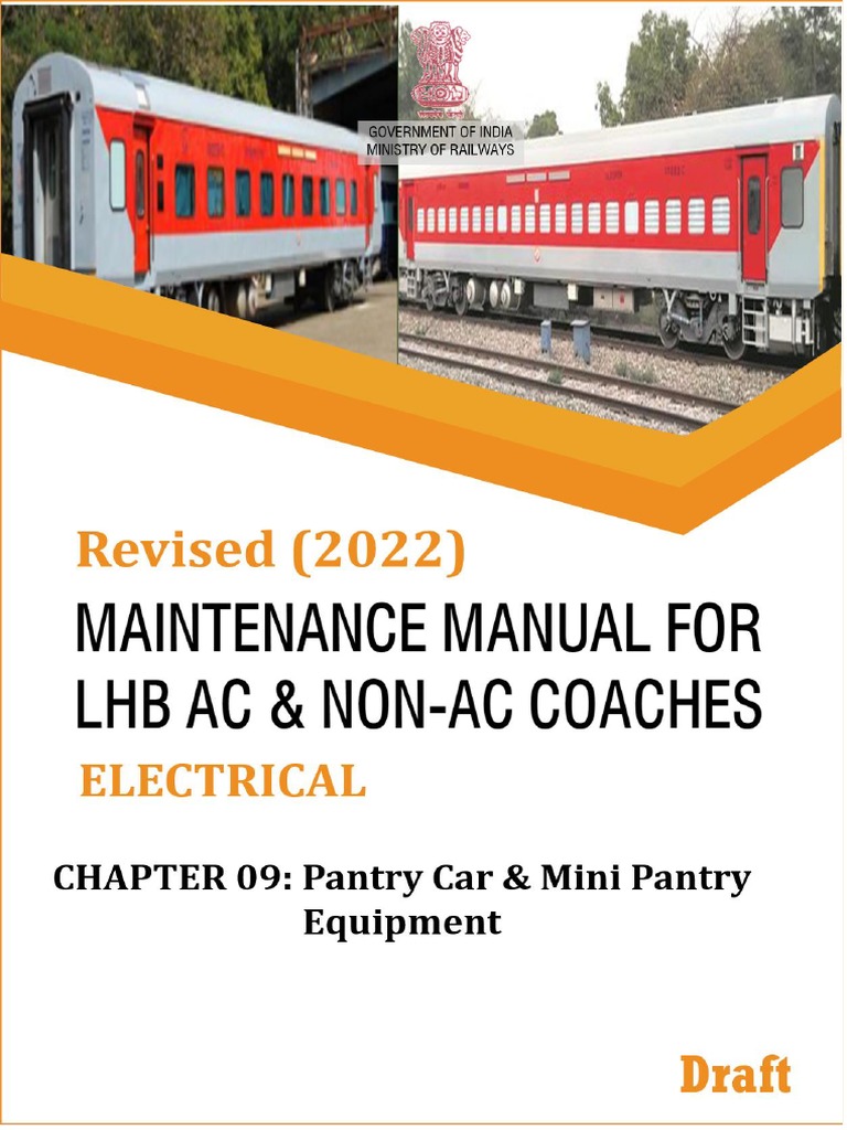 Revision of Chapter 09 Pantry Car & Mini Pantry Equipment of LHB