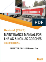 Revision of Chapter 08-LHB Power Car of LHB Manual (Electrical)