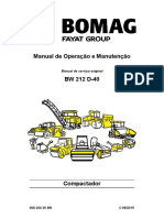 Rolo Bomag - Manual de Operação e Manutenção