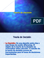 Teoría de Decisiones