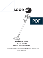 Aspirateur A Main: Model FG1007 Manuel D'Instructions