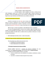 Regime Jurídico Administrativo e seus Princípios