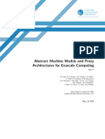 Abstract Machine Models for Exascale Computing