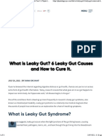 Leaky Gut Causes and Solutions