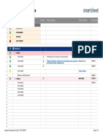 Marketing Timeline Template