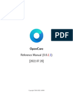 Reference Manual (0.8) (2022.07.20) : Opencore