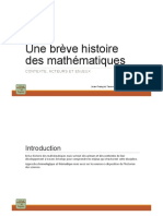 Une Brève Histoire Des Mathematiques