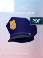Sombrero de Policía - Momuscraft