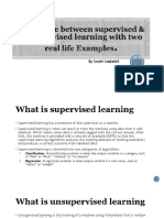 Difference Between Supervised & Unsupervised Learning With Two