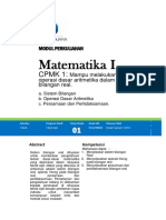 Modul 1. MTK I - 2021