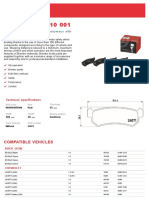 The P 10 001 Brake Pad Is Synonymous With Reliability