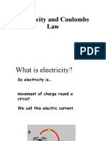 Electricity and Coulombs Law
