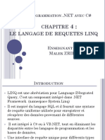 Chapitre4 Langage de Requetes LINQ