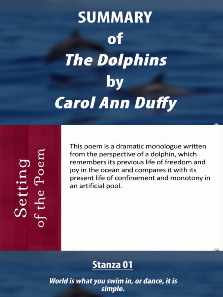 The Dolphins Summary | PDF