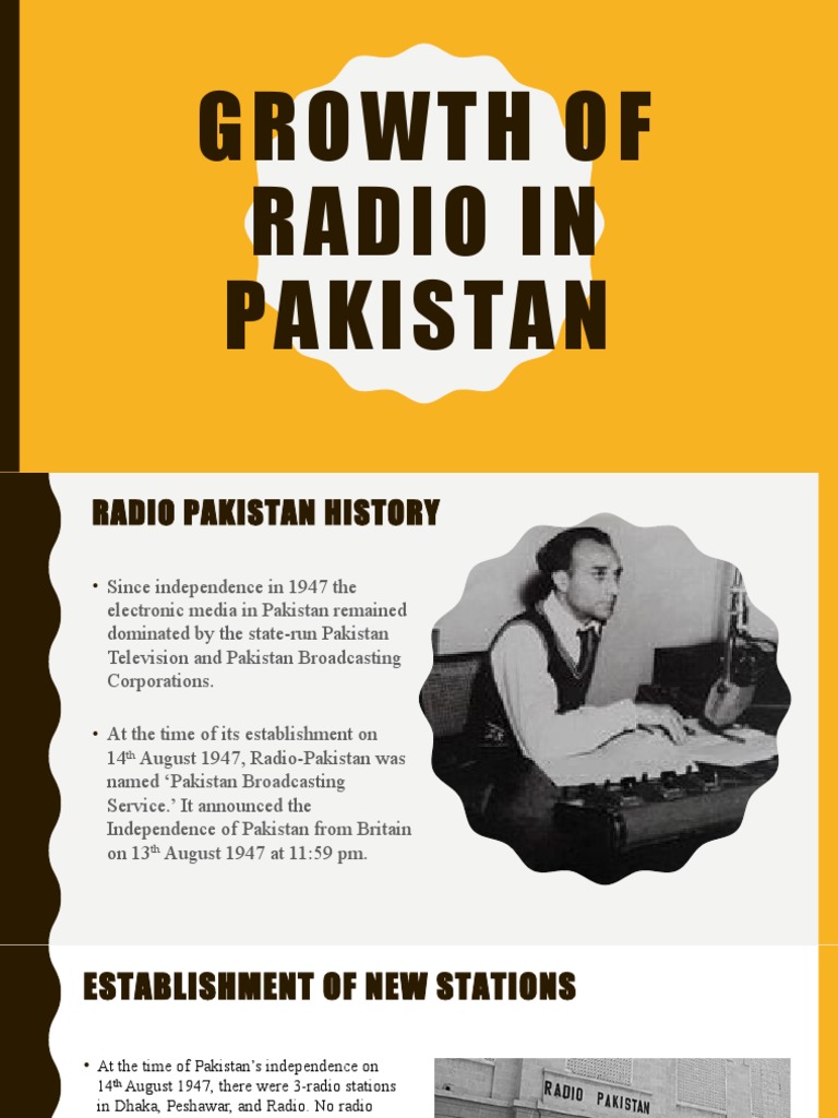 Growth of Radio in Pakistan | PDF | Government Of Pakistan | Television