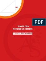 English Phonics Book: Class - Pre-Nursery