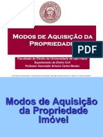 Aula 7 - Modos de Aquisição da Propriedade Imóvel