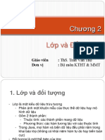 Chương 2 - Lớp Và Đối Tượng