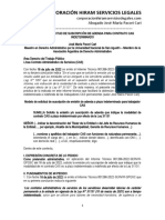 Modelo Solicitud Suscripción Adenda Contrato Cas Indeterminado - Autor José María Pacori Cari