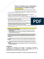 S26 - "Identificamos Tecnologías para La Adquisición, Cuidado y Mantenimiento Sostenible Del Agua"