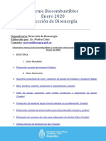 Informe Biocombustibles (Enero 2020)