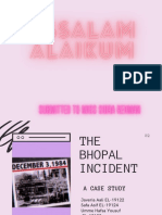 Bhopal Incident Case Study