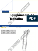 Peças de equipamento de trabalho de máquina GR135